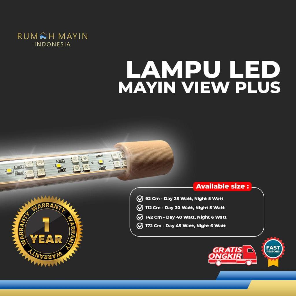 (KHUSUS INSTANT) MAYIN Lampu LED MAYIN PLUS Aquarium ikan Arowana / Arwana