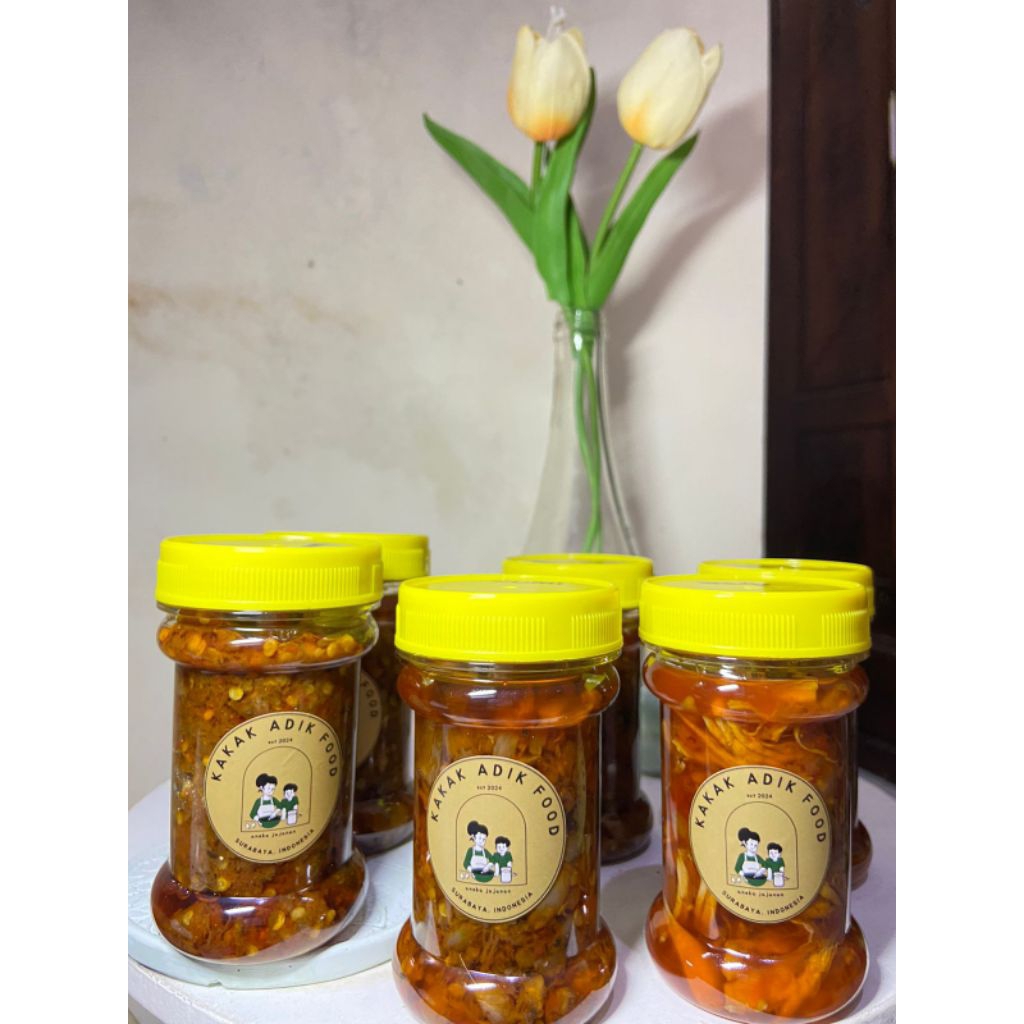 

SAMBAL BABY CUMI PEDAS,PARU,UDANG REBON,IKAN KLOTOK,TERI,IKAN ASAP|BOTOLAN|130gr