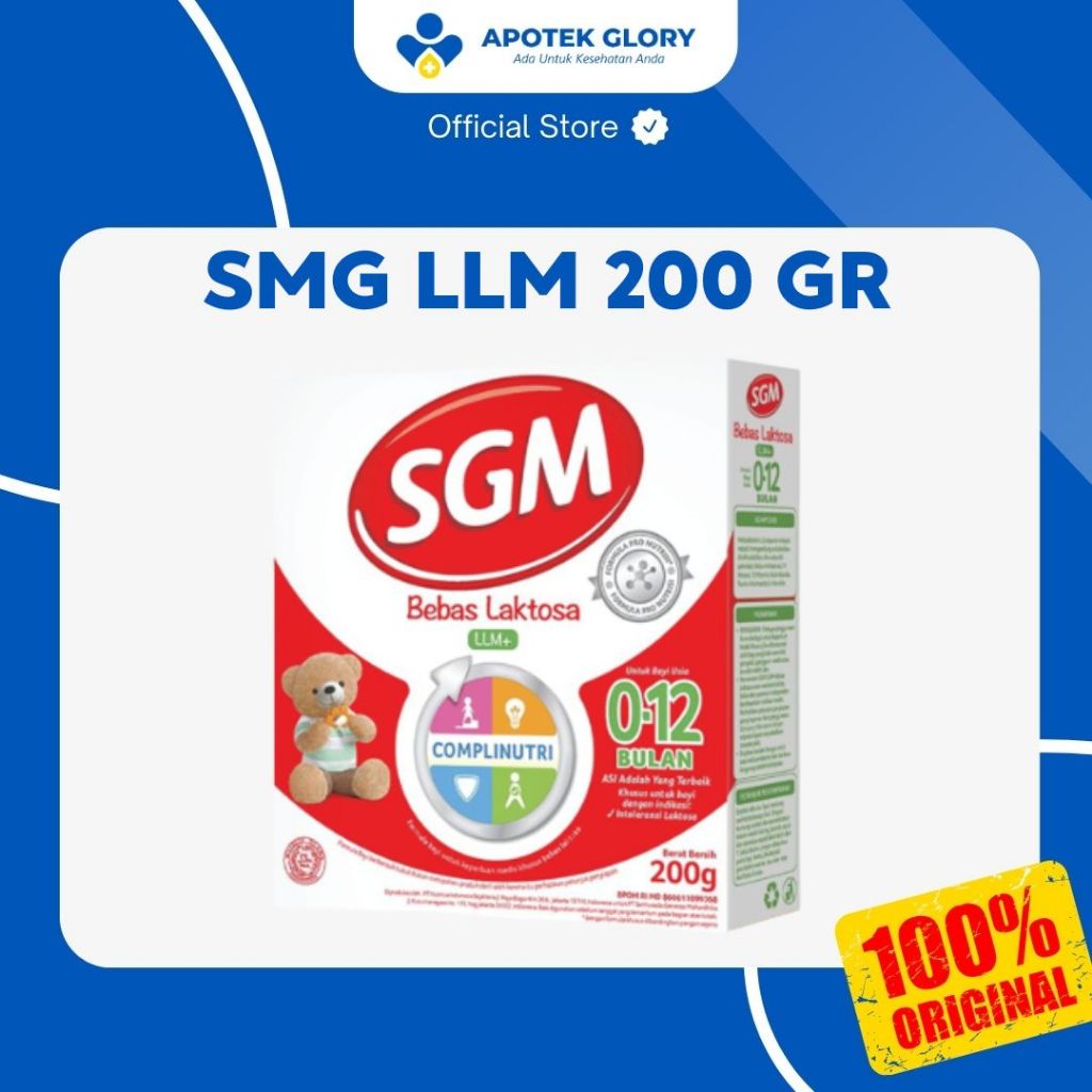 SGM LLM 200GRAM  dirancang khusus untuk bayi yang mengalami intoleransi laktosa atau diare