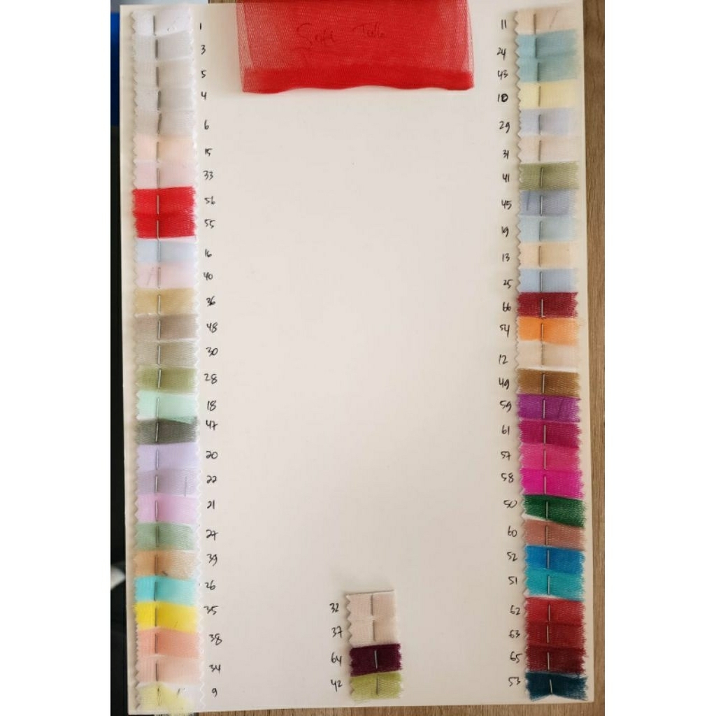 Kain Tile Polos/Soft Tile Polos Per Pcs-Roll