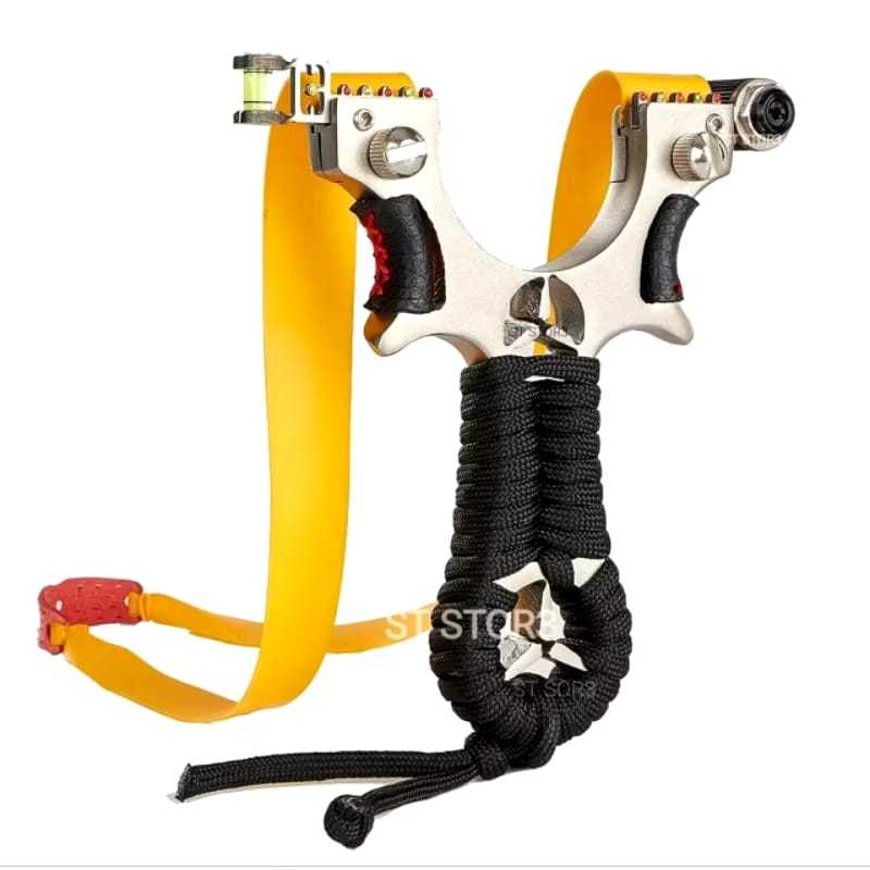 Ketapel Laser Berburu Slingshot Dengan Karet Catapult Mercy Stainless