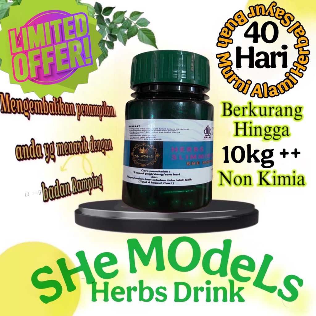 

SHe MOdeLs Herbs Drink ( 40 hari )
