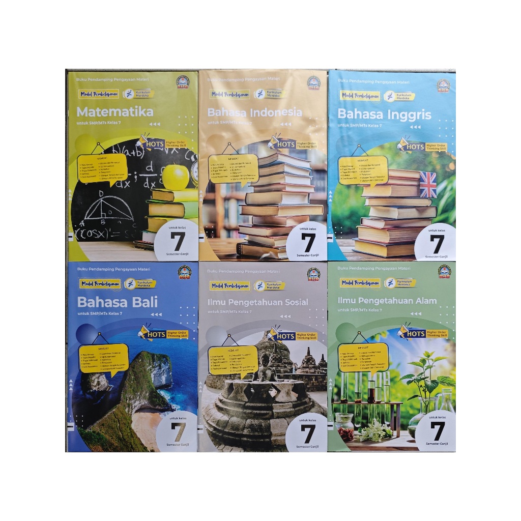 LKS BISA SMP KELAS 7 KM IPA, IPS, MATEMATIKA, BAHASA INDO, BAHASA INGGRIS, INFORMATIKA, PENDIDIKAN P