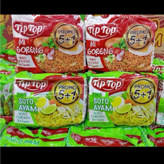 

MIE TIPTOP mie instant isi 6