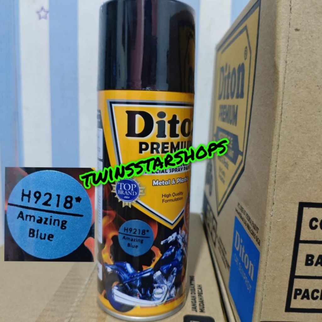 Pilok Pylox Cat Diton Premium Amazing Blue 9218 Biru Muda Metalic H9218 Glossy Mengkilap 400cc