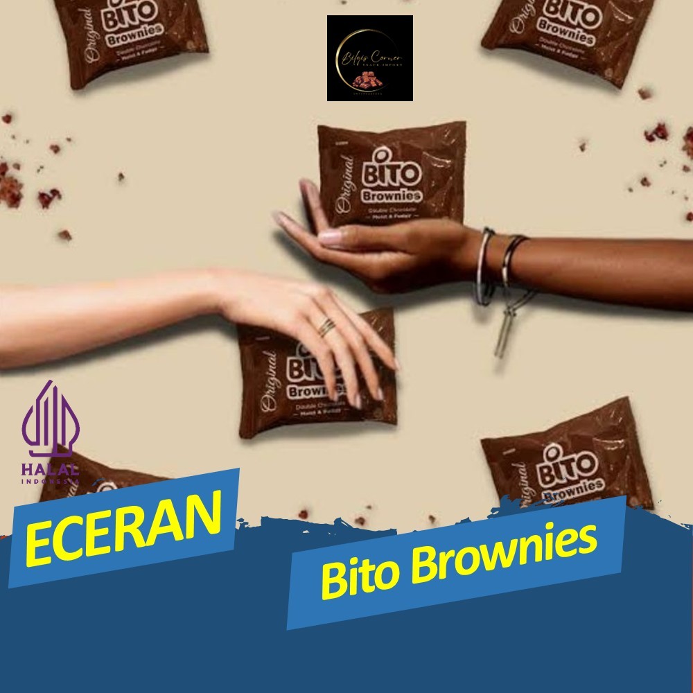 

(ECERAN) Bito Brownies Chocolate Bito Brownies Cake Coklat Cokelat