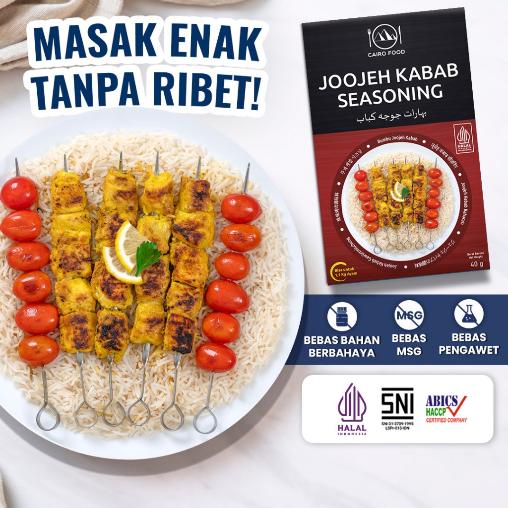 

Bumbu Joojeh Kabab Sehat - Cairo Food