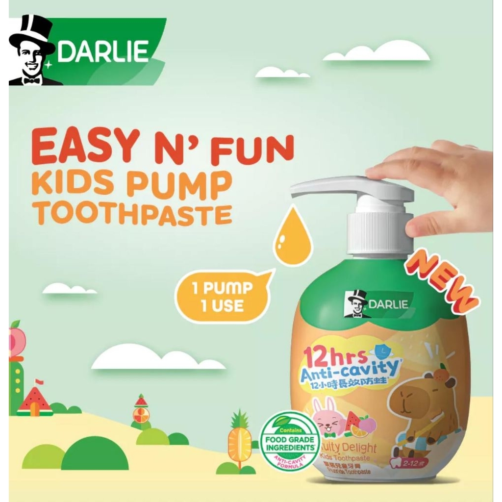 Darlie Kids Toothpaste | Pasta gigi anak 2-12thn | Original Malaysia