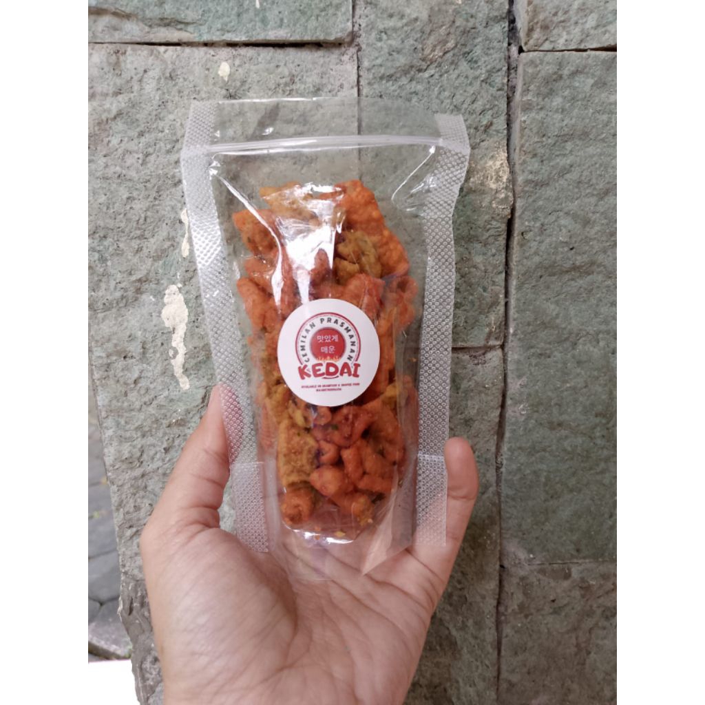 

Usus Crispy Pedas Daun Jeruk