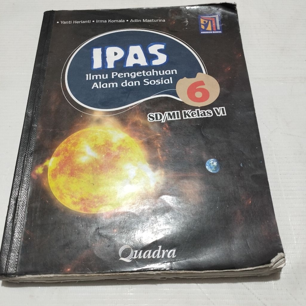 Buku IPAS KELAS 6 SD QUADRA KURIKULUM MERDEKA