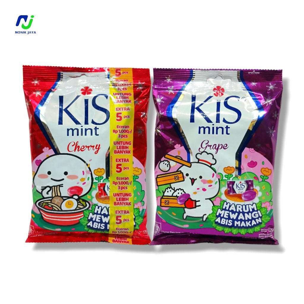 

( PAKET 2 PACK )Permen Kiss Mint Sak/Pack Isi 50 Pcs@3g