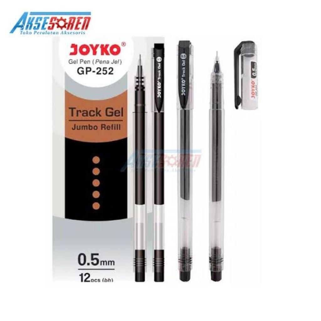 

Bolpoin Gel Pen Joyko / Bolpoint 1 Pack / Bulpen / Bulpoin / Pena Gel Joyko / Pulpen Cair 1 Pack Murah / Pulpen Joyko 1 Pak Gel Tinta Hitam