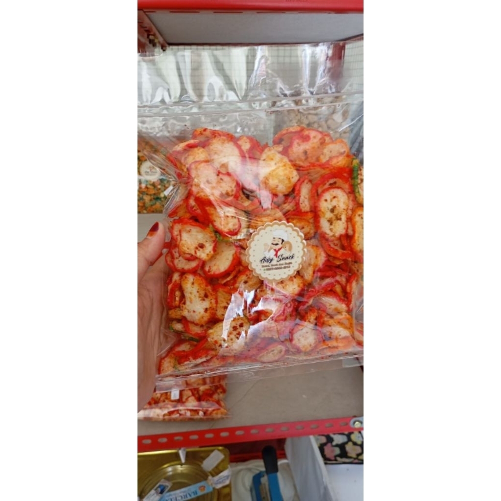 

Kerupuk Seblak Kencur Pedas Gurih