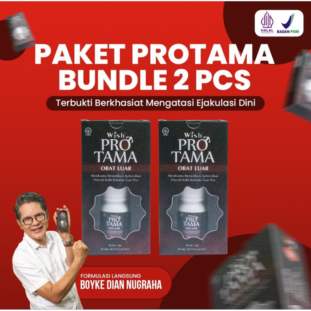 PROTAMA obat kuat pria tahan lama dr.boyke 2 pcs