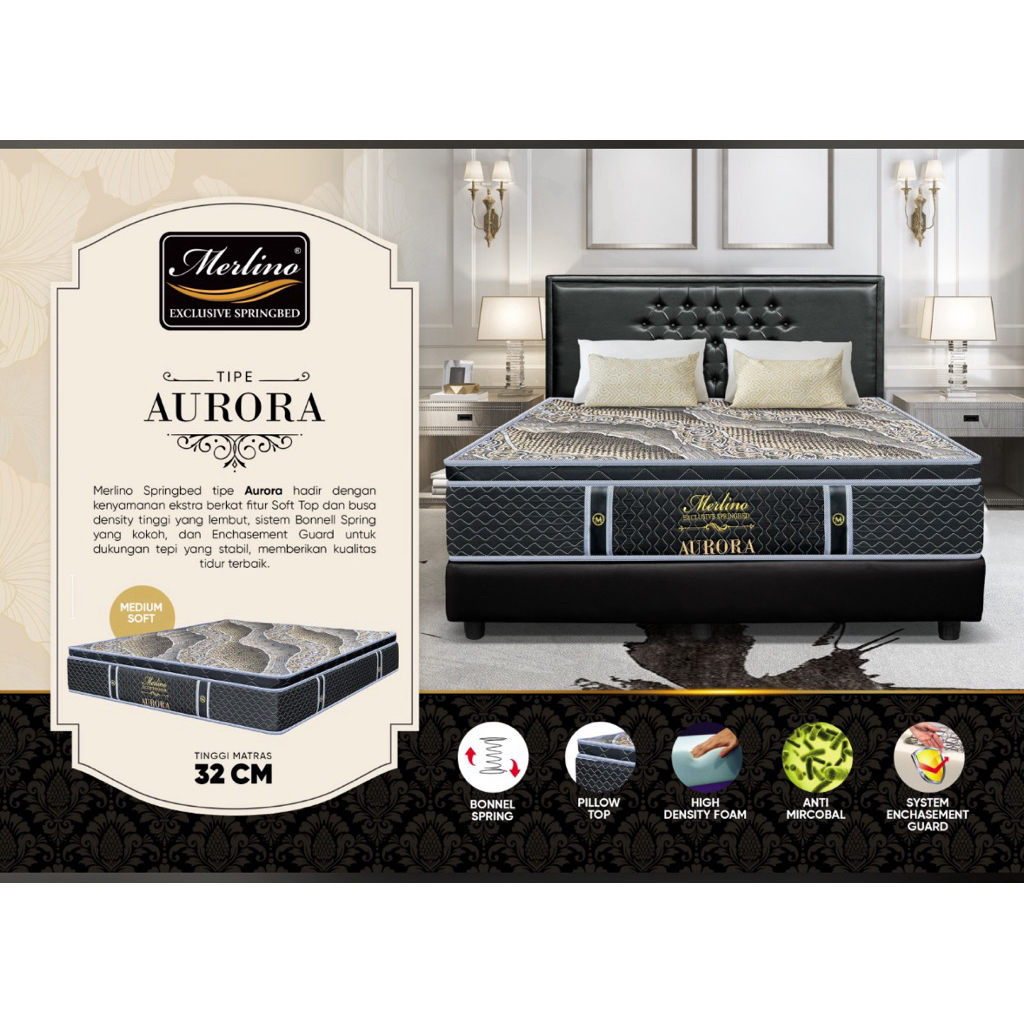 Springbed Merlino Aurora Pillow Top