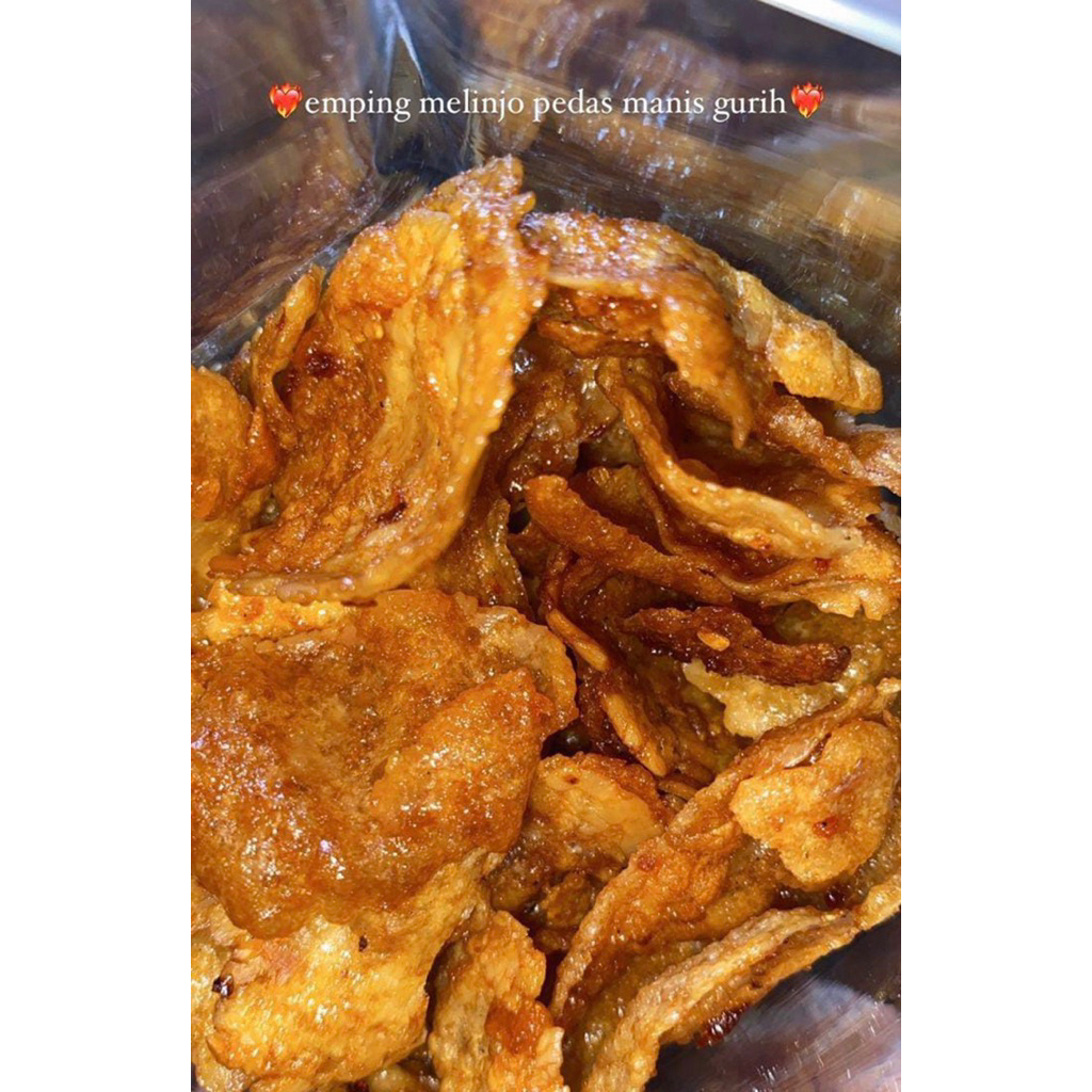 

emping belinjo gula merah