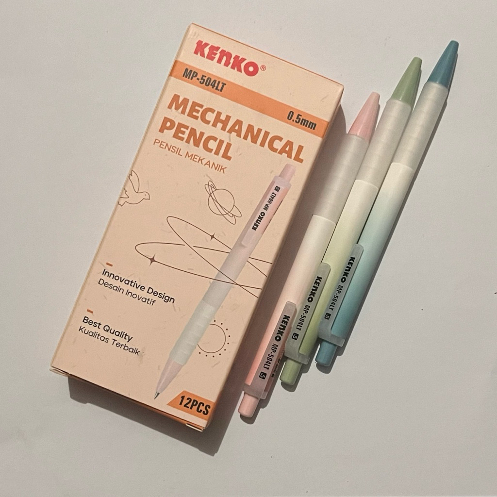 

Kenko MP‑504LT – Pensil Mekanik 0.5 mm | Harga Murah & Ekonomis (1Pcs)