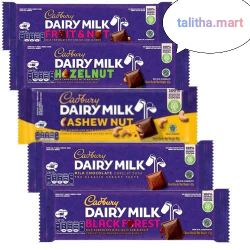 

CADBURY DAIRY MILK 60GR Exp February 2026