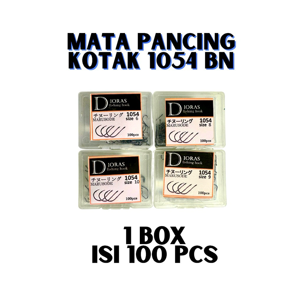 Mata Pancing 1054 Black Nikel Kotak isi 100 pcs
