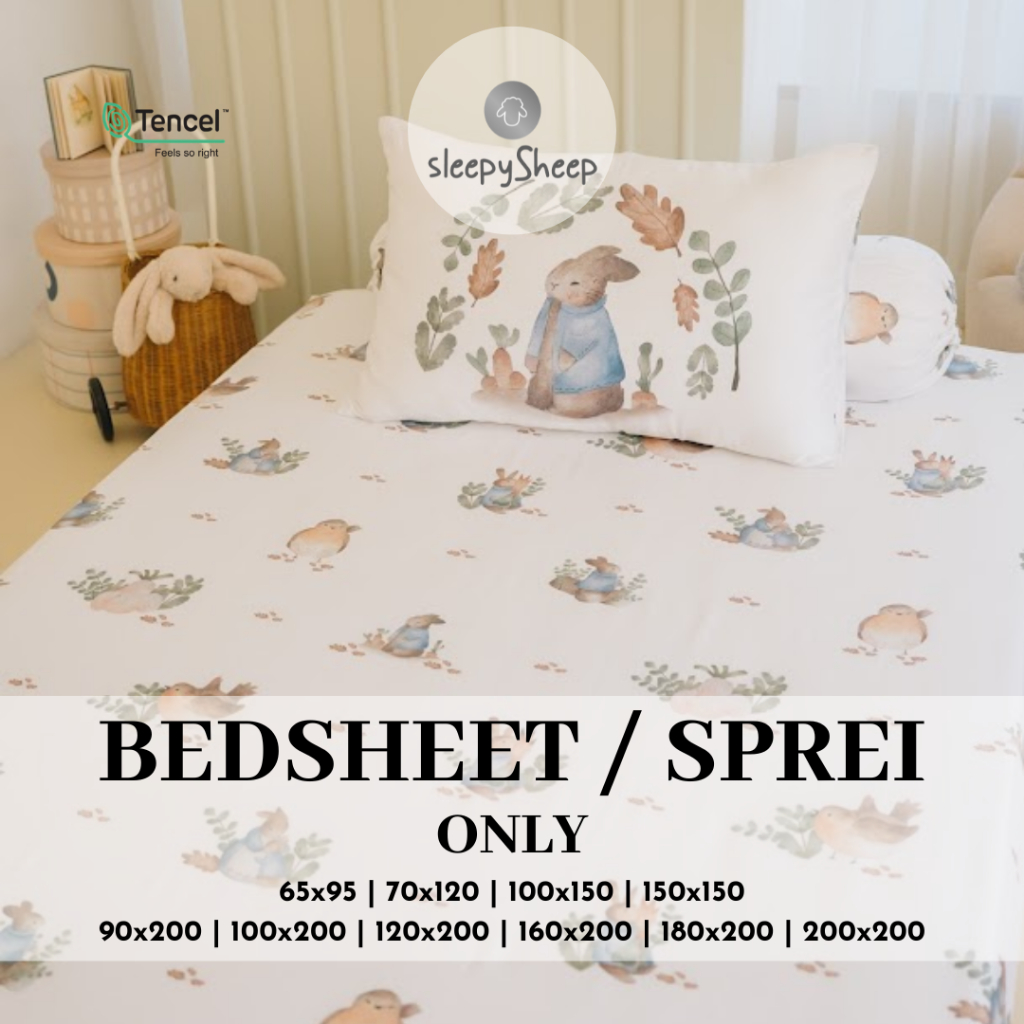 SLEEPYSHEEP Alexa Petter Rabbit Collection Sprei Saja Bedsheet Only Tencel