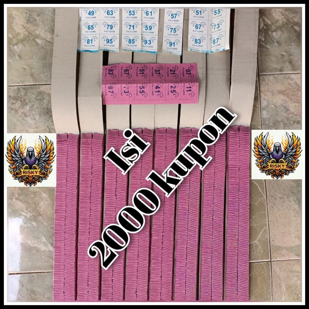 

KERTAS MANILA CABUTAN KOSONGAN iSi 2000 KUPON BONUS KERTAS DUPLEK