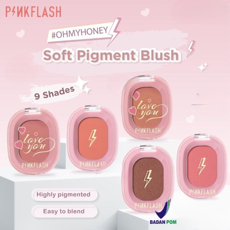 PINKFLASH Soft Pigment Blush On | PINK FLASH Blush On