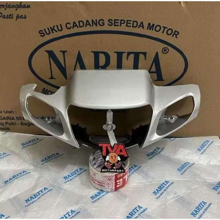 BATOK TOTOK KEPALA DEPAN YAMAHA FIZ R FIZR F1Z R VEGA R LAMA TAHUN 1999- 2005 WARNA SILVER TERMURAH 