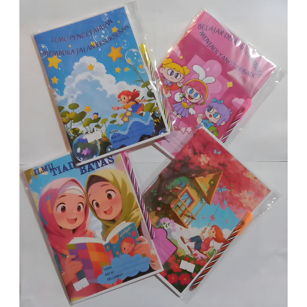 

Buku Tulis Kostum kartun