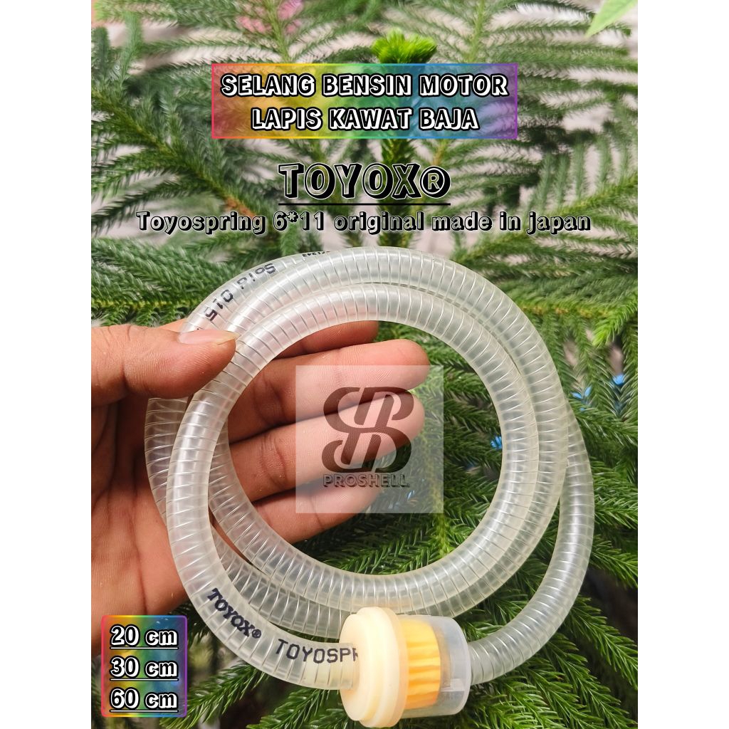 Selang bensin motor Toyospring lapis kawat baja