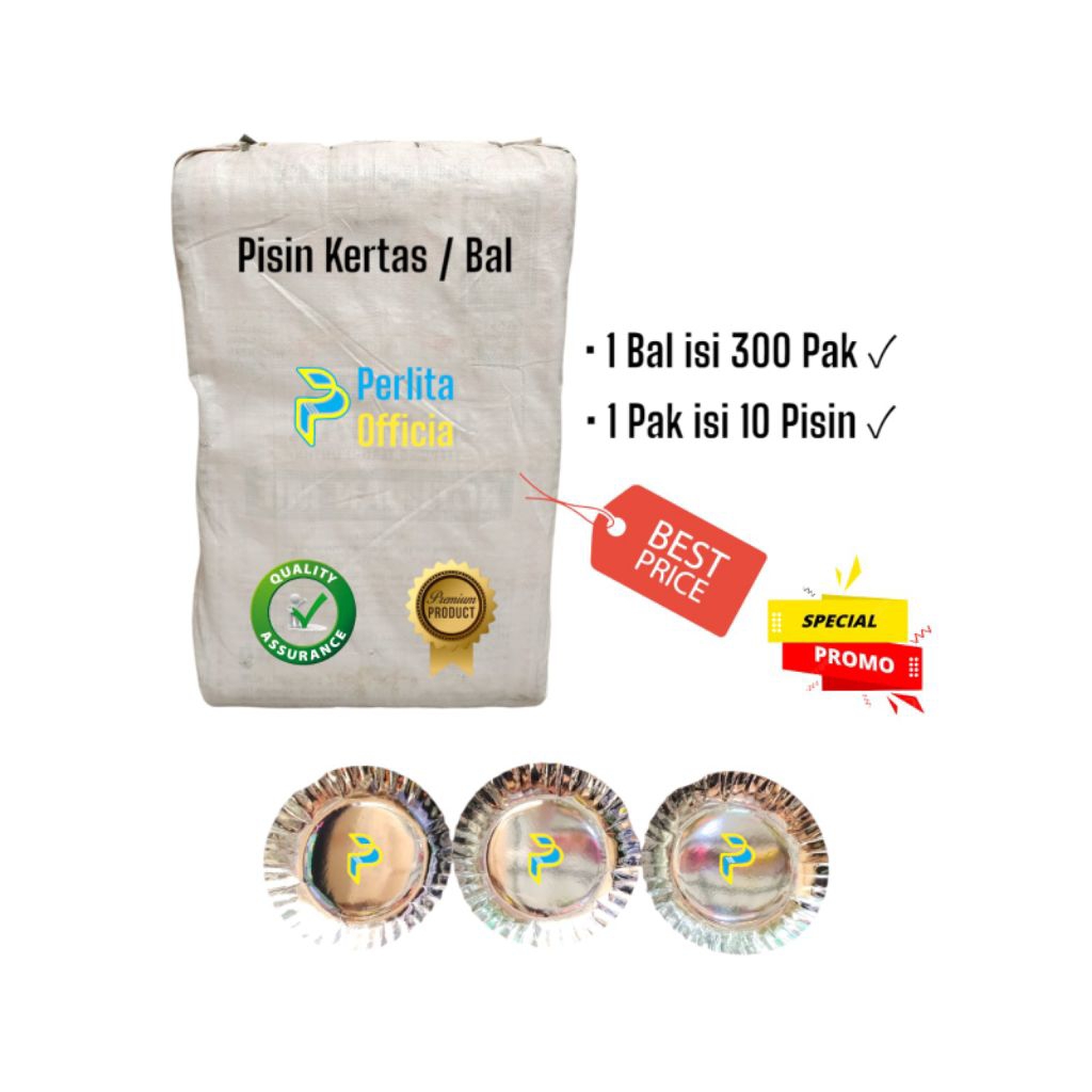 Pisin Kertas Kue Ulang Tahun / Bal isi 300 Pak
