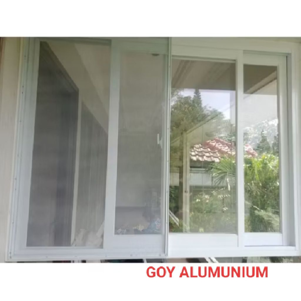 JENDELA SLEDING DOOR ALUMINIUM+KAWAT NYAMUK 1SET