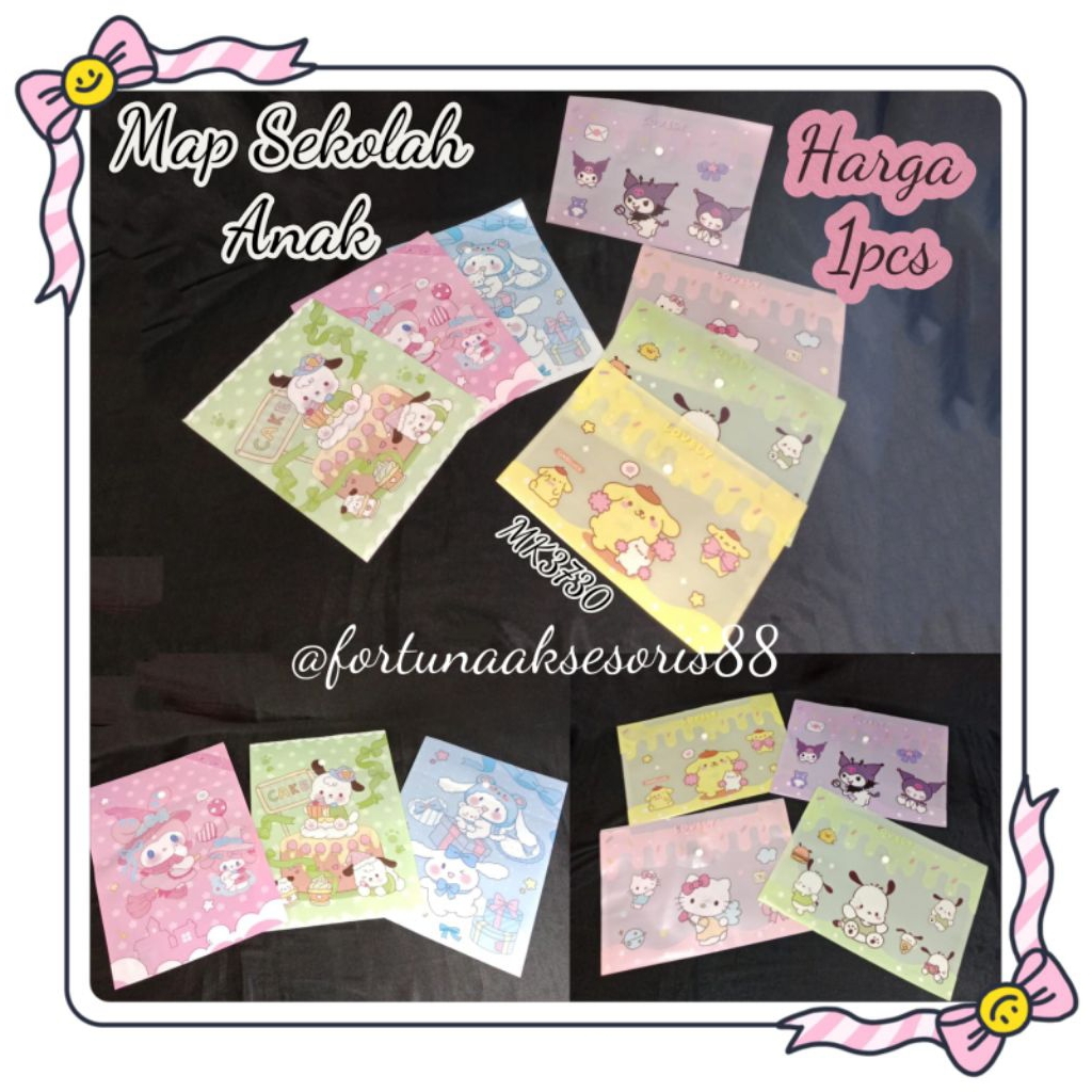 

MAP KANCING SANRIO UKURAN A4 /MAP UKURAN F4 / MAP SEKOLAH ANAK / MAP BUKU SEKOLAH ANAK / PERALATAN BUAT SEKOLAH ANAK / MK3730
