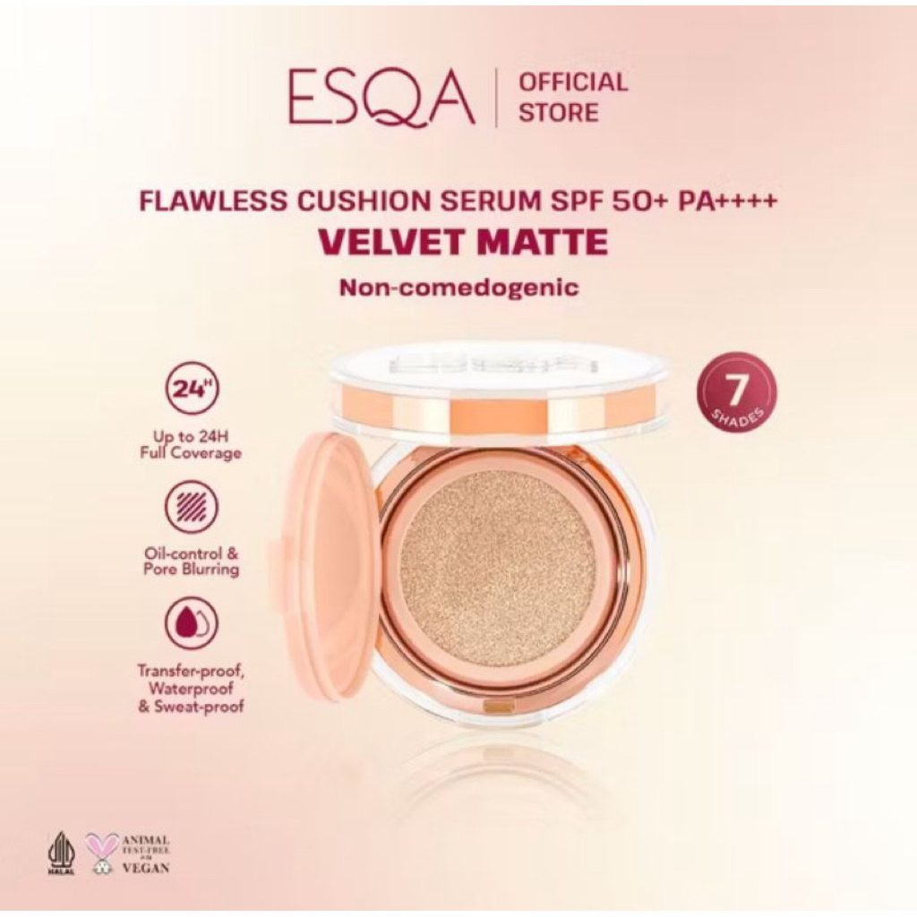 PRELOVED ESQA VELVET MATTE CUSHION SHADE CUSTARD
