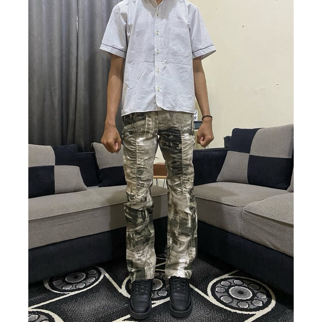 Zin Kato Jeans Full Motif