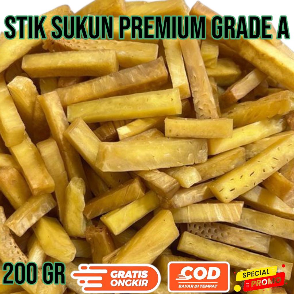 

stik sukun premium grade A renyah kemasan 200gr