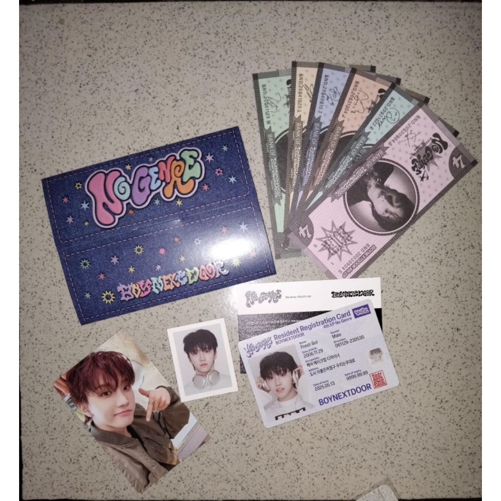 [UNSEALED] BOYNEXTDOOR NO GENRE ALBUM WEVERSE VERS