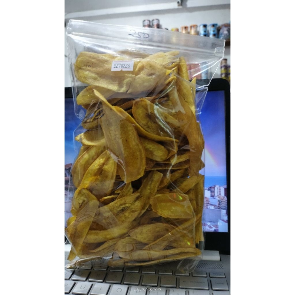 

SNACK TERMURAH KERIPIK PISANG ASIN GURIH 250gr
