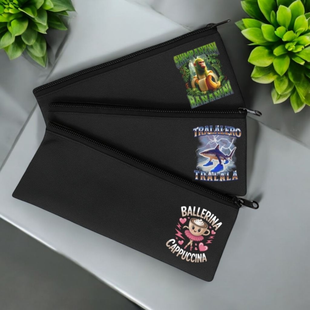 

Pouch Tempat Pensil Karakter Motif Anomali Tung Tung Sahur Balerina Cappucino Assasino Bombardino