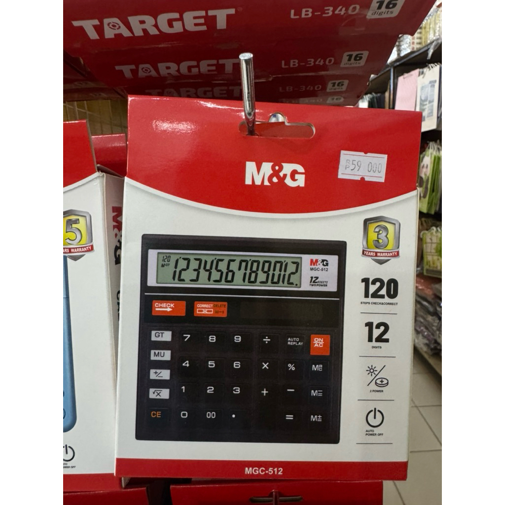 

M&G Kalkulator Meja MaGC 512 12digits
