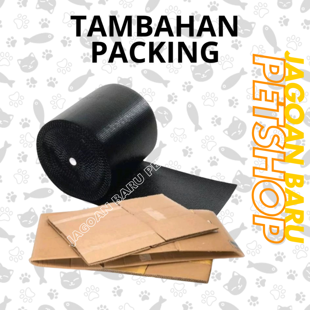 

Extra Packing Tambahan Kardus dan Bubble Wrap