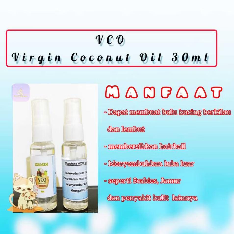 Minyak VCO pure untuk kucing obat jamur scabies - VCO Oil - Spray 30ml
