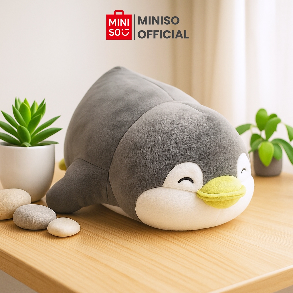 BIG PROMO MINISO TOY - MINISO X LYING PENGUIN PLUSH TOY 15IN. BONEKA PENPEN LUCU BONEKA ANAK