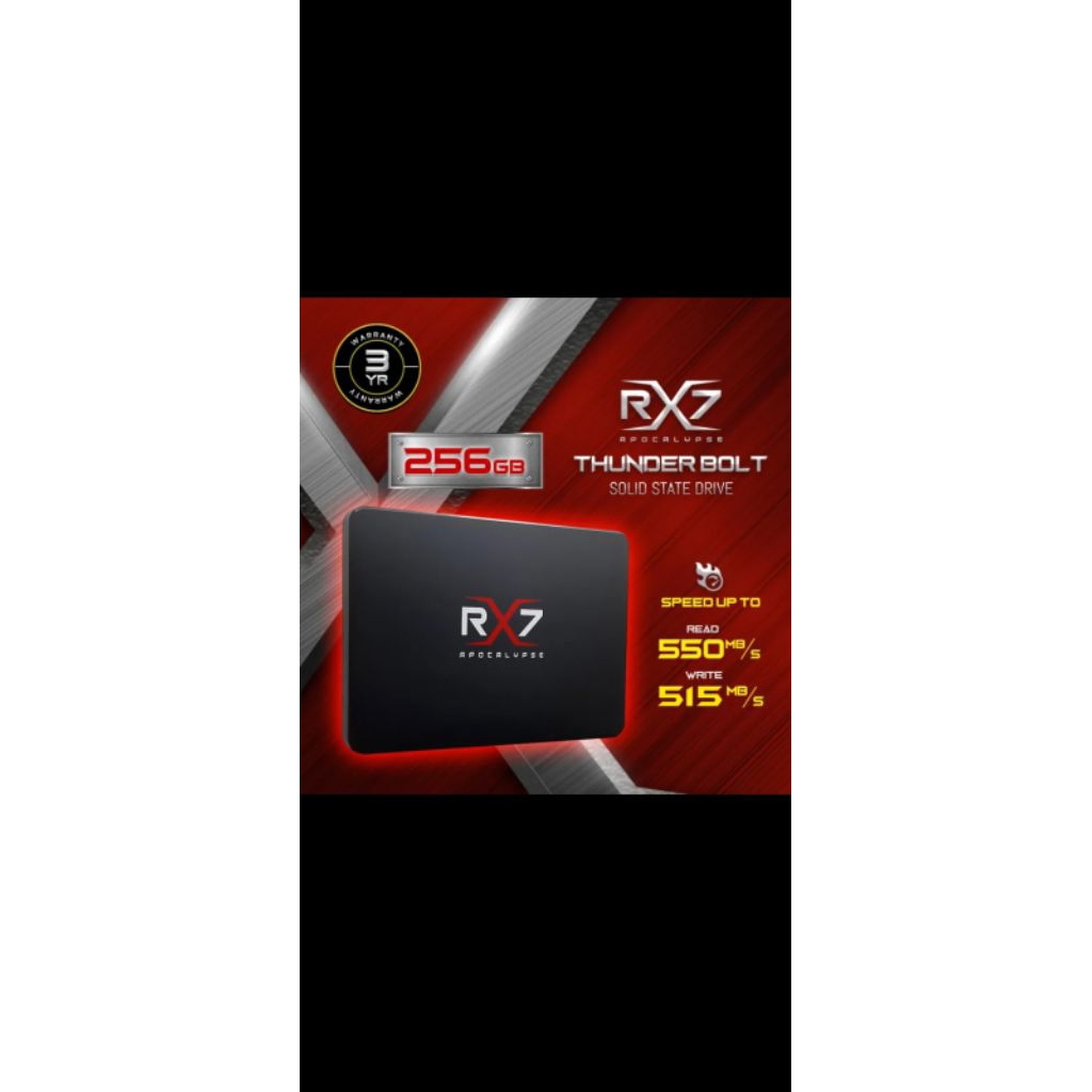 SSD 256GB RX7 SATA