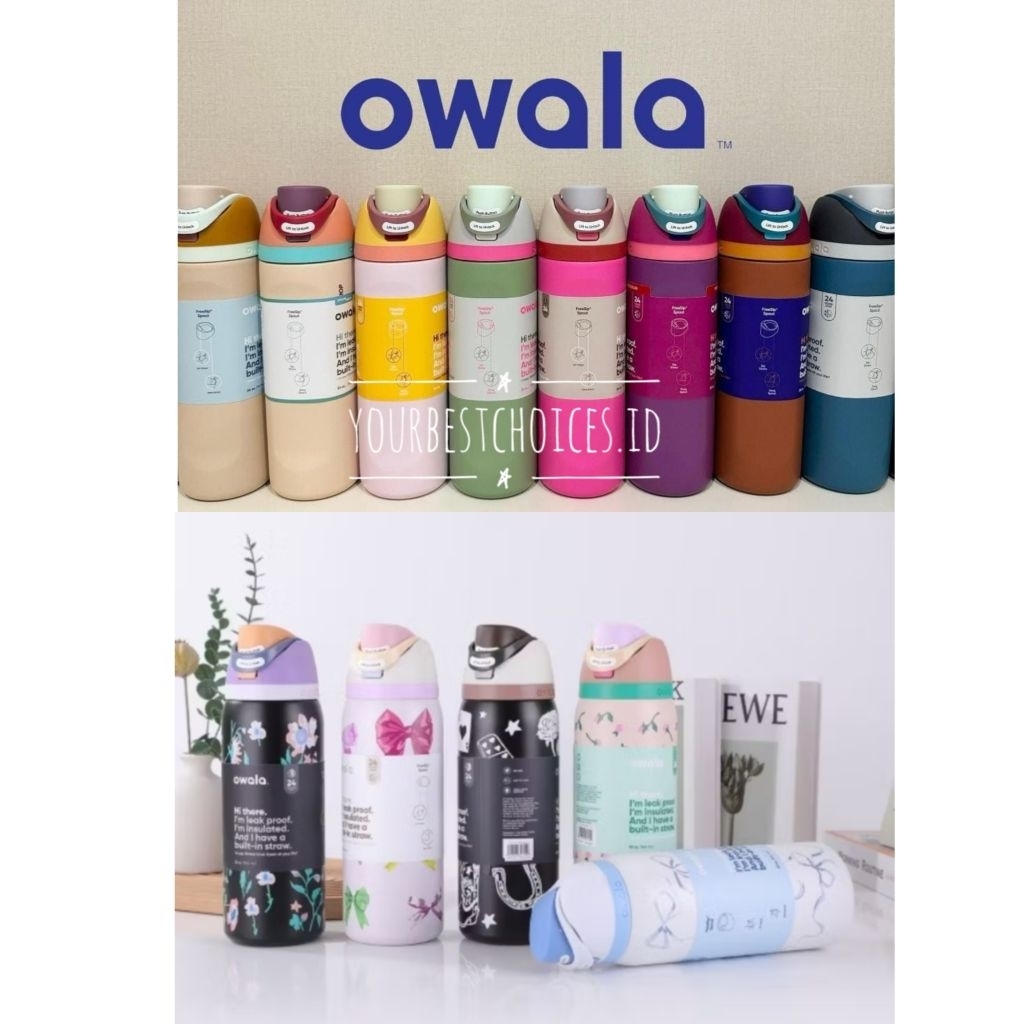 Owaallaa Tumbler Polos Motif Special Edition/ Premium Tumbler / Sport Bottle / Botol Minum Olahraga 