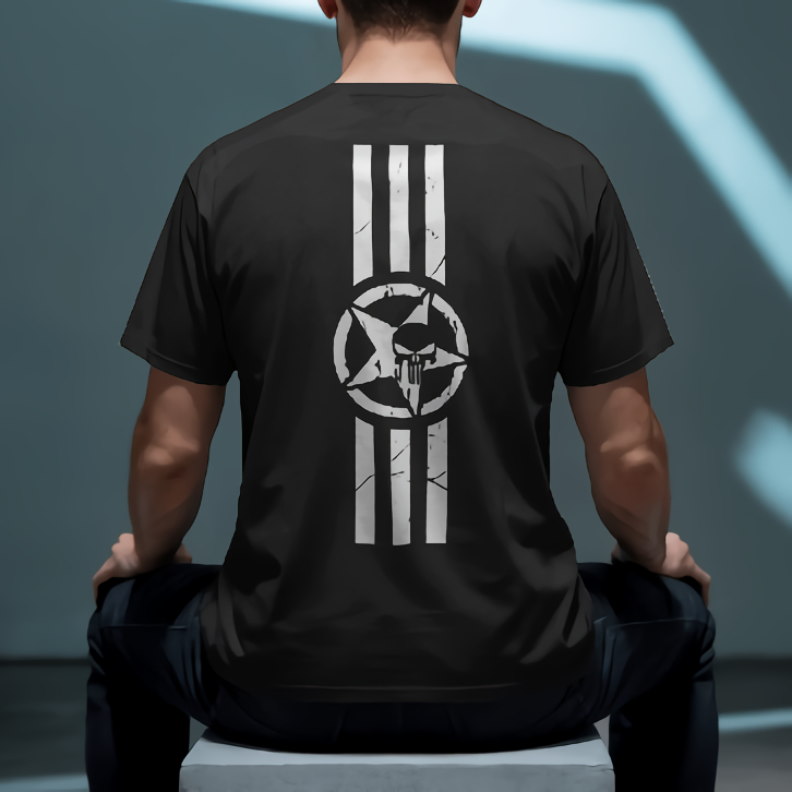 Kaos The Punisher Bintang Cotton Combed 24s S M L XL 2XL 3XL 4XLPremium Unisex T Shirt Marvel