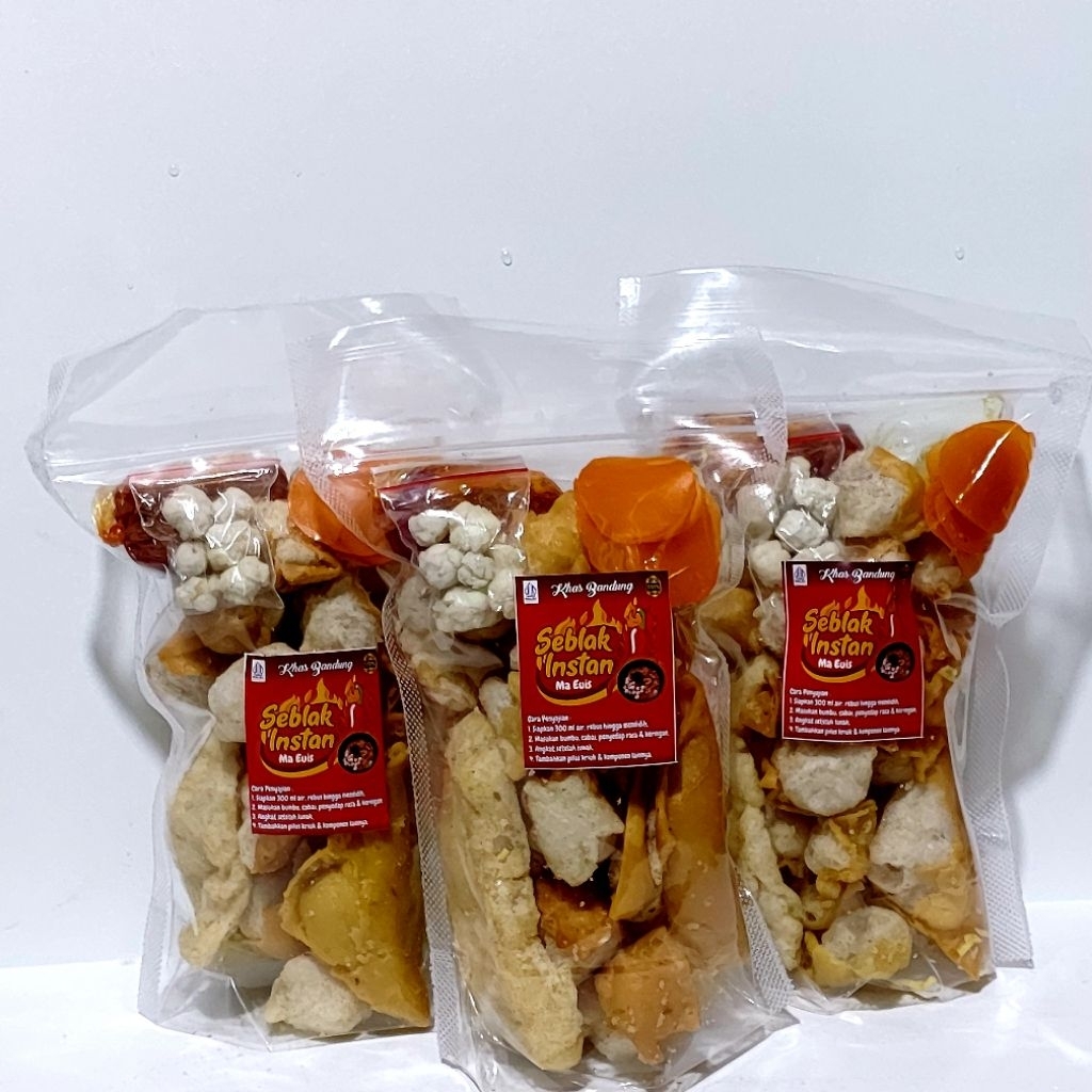 

SEBLAK INSTANT MA EUIS SAMBAL PEDAS PAKE BANGET
