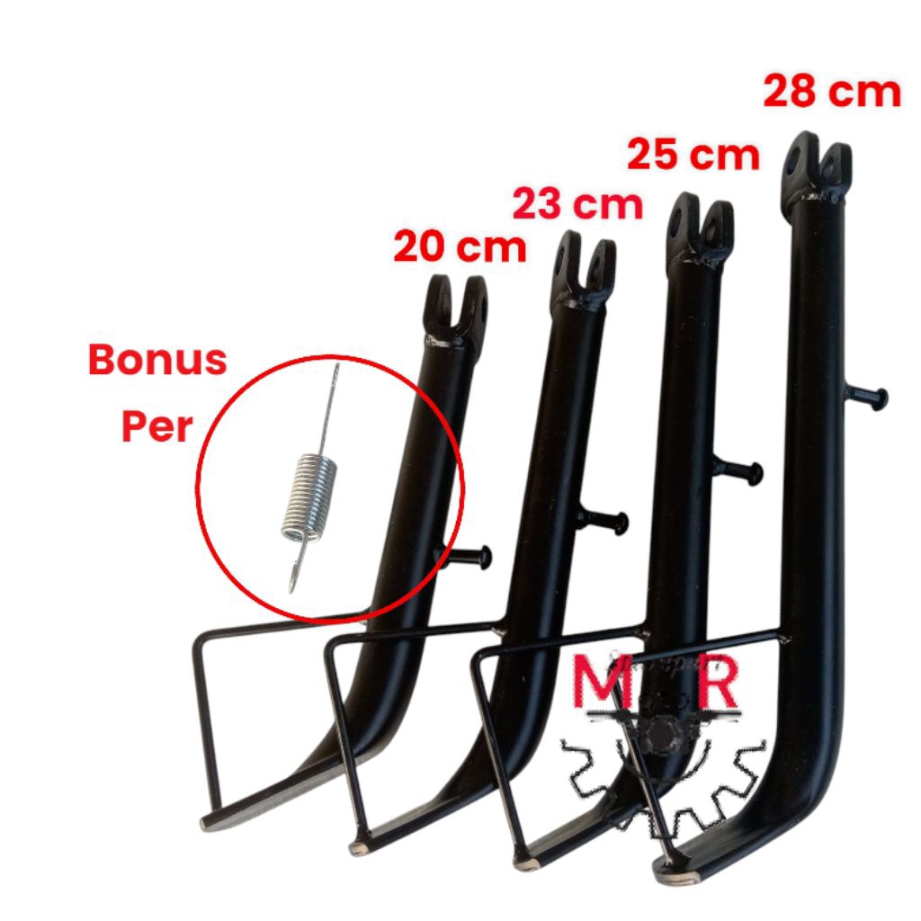 Standar Samping Satria Fu Satria 2 Tak Hiu  Lumba Panjang 20cm 23cm 25cm 28 cm Original