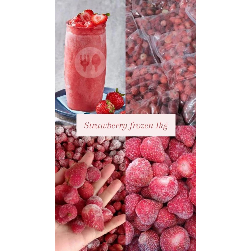 

strawberry frozen 1kg / best seller / smooties / frozen