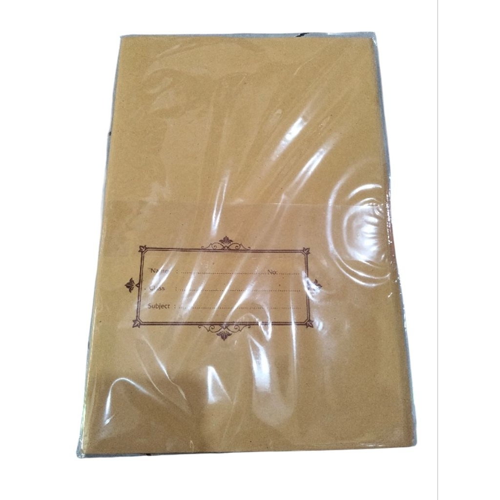 

Sampul Buku Coklat Nama ukuran Boxi (panjang) - 1 Bks isi 20 lembar - Alat Tulis Kantor/ATK Murah Medan