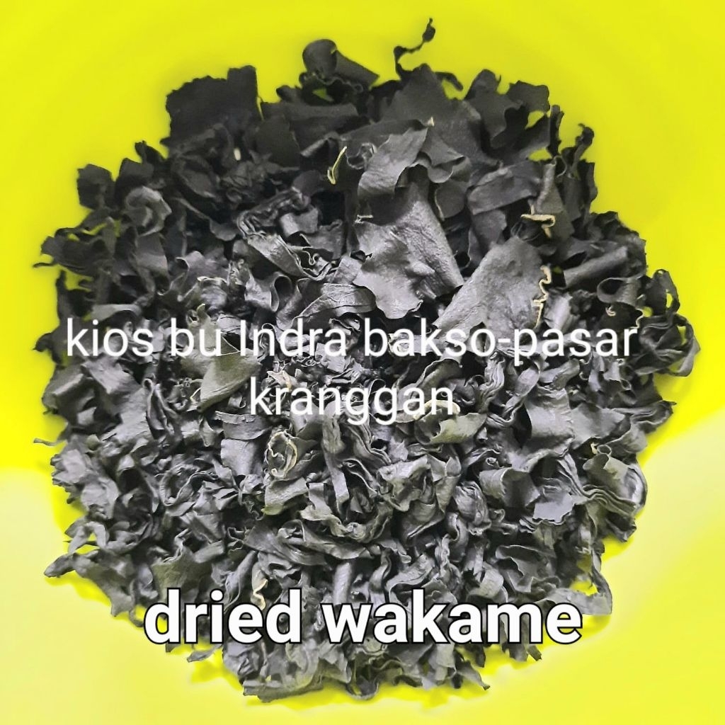 

dried cut wakame 25 gr rumput laut kering potongan miso ramen miyeok seaweed